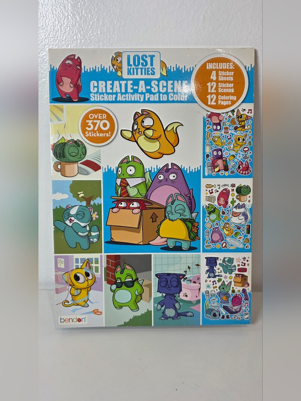 Lost Kitties Create-A- Scene Sticker Activity Set